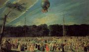 Antonio Carnicero The  Ascent of a Montgolfier Balloon oil painting artist